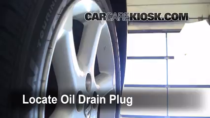 2002 Nissan Maxima GLE 3.5L V6 Oil Change Oil and Oil Filter